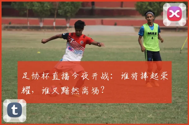 足协杯直播今夜开战：谁将捧起荣耀，谁又黯然离场？