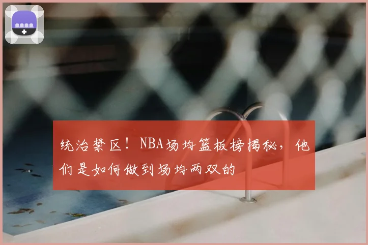 统治禁区！NBA场均篮板榜揭秘，他们是如何做到场均两双的